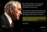 ron paul snowden