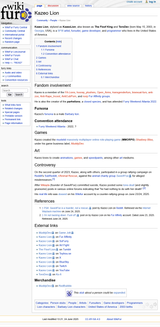 WikiFur the furry encyclopedia