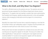 miliatry draft