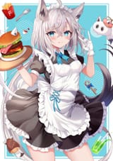 Fubuki with a Hamburger_86e0c4b67f3695fb0a4945833cfc7425