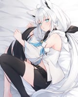 Fubuki in bed