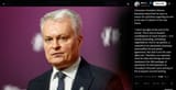 Lithuanian President Gitanas Nausėda stated that he sees no reason for optimism regarding an end to the war in Ukraine in the near future. 26-06-2025