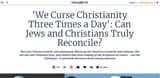 Jews curse Christians three times a day