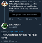 The christcuck reveals his final form