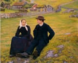 +[Peaceful Christian Civilization] Søndag (Sunday), 1891 by Jacob Bratland 1,5x