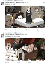 character development in the DNU (Duck Nun Universe)