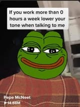 Pepe Neet Lower Your Tone