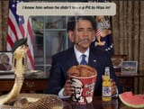 obama snake malt kfc