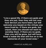 marcus aurelius live a good life