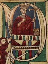Pelayo_en_la_batalla_de_Covadonga_BNE_Mss_2805_f_23r_(detalle)