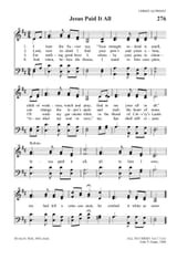 Jesus paid it all hymn