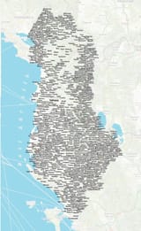 Serbian toponyms in Albania