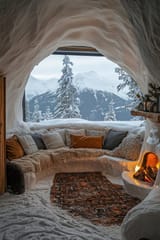 cozy-igloo-interior-inviting-features-warm-fireplace-comfy-couch-nestled-snowy-landscape-majestic-335195534