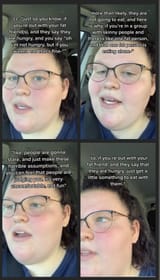 fat enablers, I&#039;m not hungry you fucking giant bitch, you stop eating and you&#039;ll learn to not be hungry too you swine