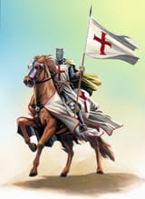 crusader horseback