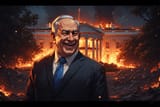 netanyahu white house burning