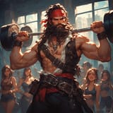 pirate with weights 2