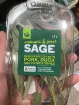 sage paired with sage