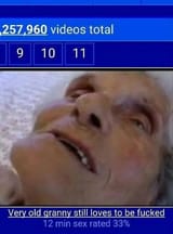 aroused granny