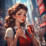ai coke girl