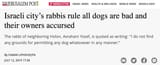jews ban dogs 3