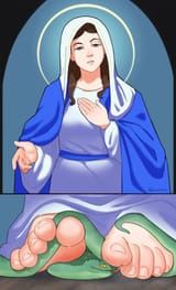 Mary feet