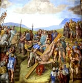 Michelangelo,_crocifissione_di_san_pietro,_1546-50,_02_(cropped)