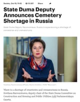 russia cemetery shortage 2024