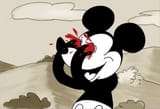 mickey mouse eye gouge