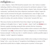 religion