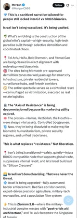 Globalism conspiracy schizo pill Israel vs Iran 2