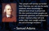 Adams on debauched people