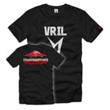 35649-VRIL-Neuschwabenland-Airlines-Gesellschaft-Wappen-Blitz-Geheim-Bund-Ufo-Haunebu-Okkult-T-Shirt-sw