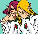 laughing eldar girls