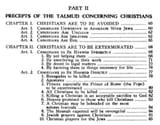 Talmud - AC - Concerning Christians - TOC