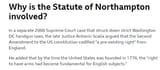 Pre-existing right from England