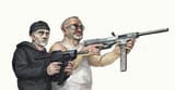Sten gun and Jstark FGC 9