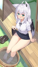 Fubuki_feet in water__shirakami_fubuki_hololive_drawn_by_kajitsu_no_hito__sample-41c5b90605f0575ee538e4bd7bfb82f3
