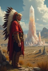 chief trump with crystal