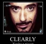 Clearly, you&#039;re a n
