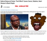 Radical Democrat Claims &#039;The N Word&#039; Causes Cancer, Diabetes, Heart Disease In Black People