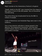 Screenshot 2025-06-28 at 19-44-16 Visegrád 24 (@visegrad24) BREAKING Major scandal at the Glastonbury Festival in England. “Death death to the IDF” was chanted from the stage by Bob Vylan in front of 200 000 people. Tens of thousands chanted[...]