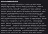 anesthetics-with-unknown-moas