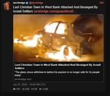 israelis genocide christian town