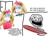I hate the antichrist barbie
