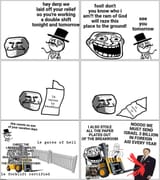 schizo forklift meme