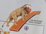defeated Putin leaves