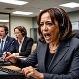 ai_art_kamala_on_the_mic_angry_arguing