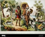 robinson-crusoe-and-his-man-friday-currier-ives-print-about-1875-JGPPCN