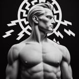 Nordic Black Sun SS rune rays